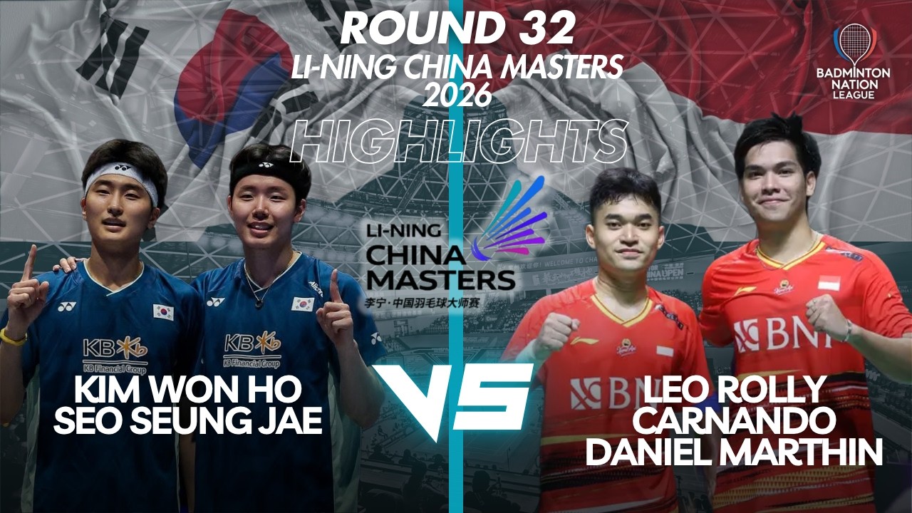 Kim / Seo (KOR) VS Carnando / Marthin (INA) - Li-Ning China Masters 2026 - MD - R32