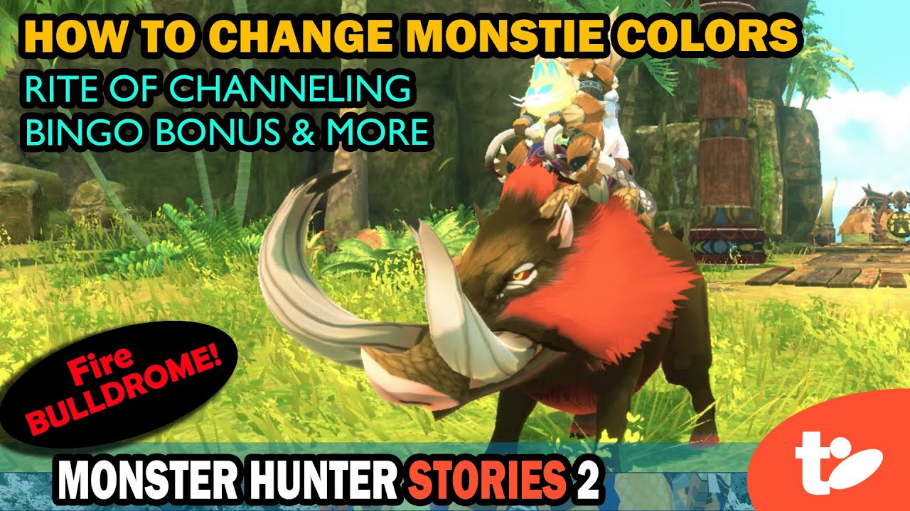 How to Change Monster Color & Element, Transfer & Upgrade Gene Skills in Monster Hunter Stories 2