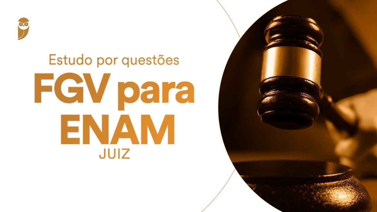 can Curso Estudo por quest&otilde;es: FGV para ENAM - Juiz: Direito Processual Civil - Prof. Rodrigo Vaslin
