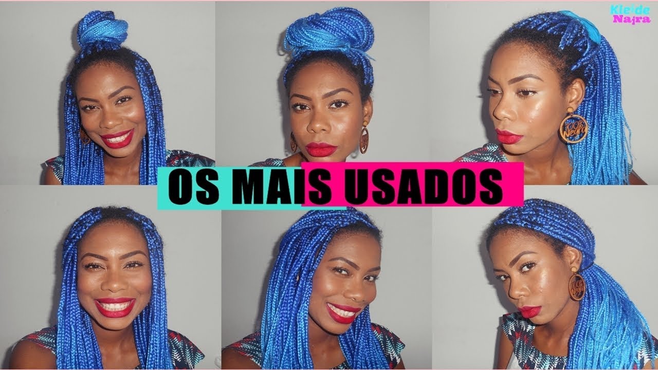 PENTEADOS COM BOX BRAIDS/TRANÇAS | by Kleide Naira