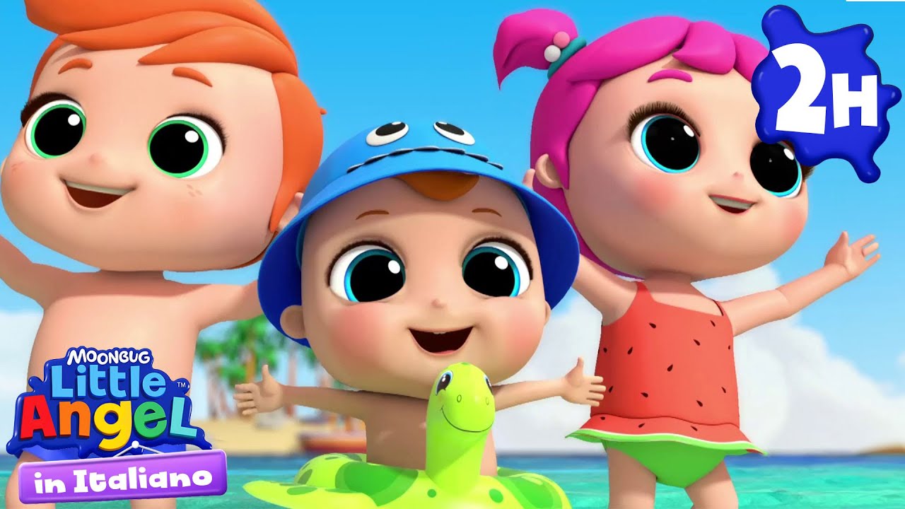 Andiamo al mare! | Little Angel Italiano | Cartoni Animati con Gianni Piccino
