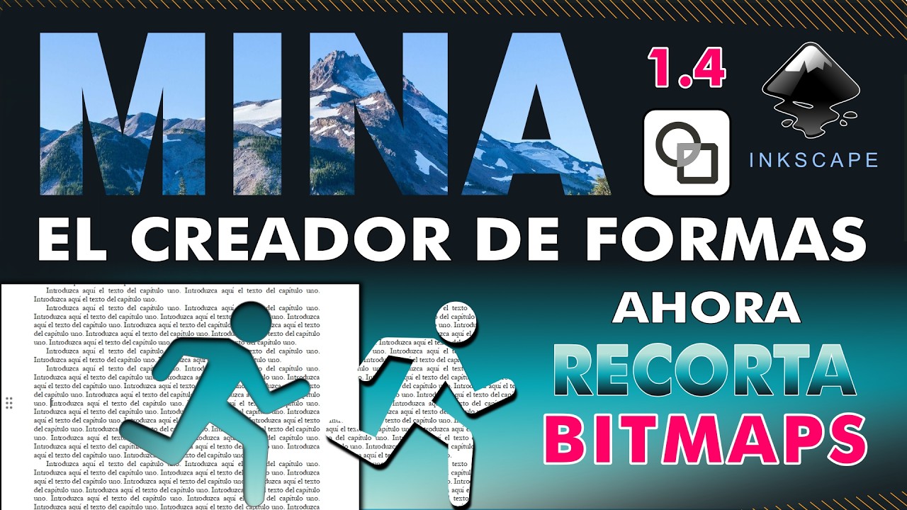 🚨Nueva Función de Inkscape 1.4 👉 Creador de Formas con imágenes raster | ✅¡fácil y rápido!