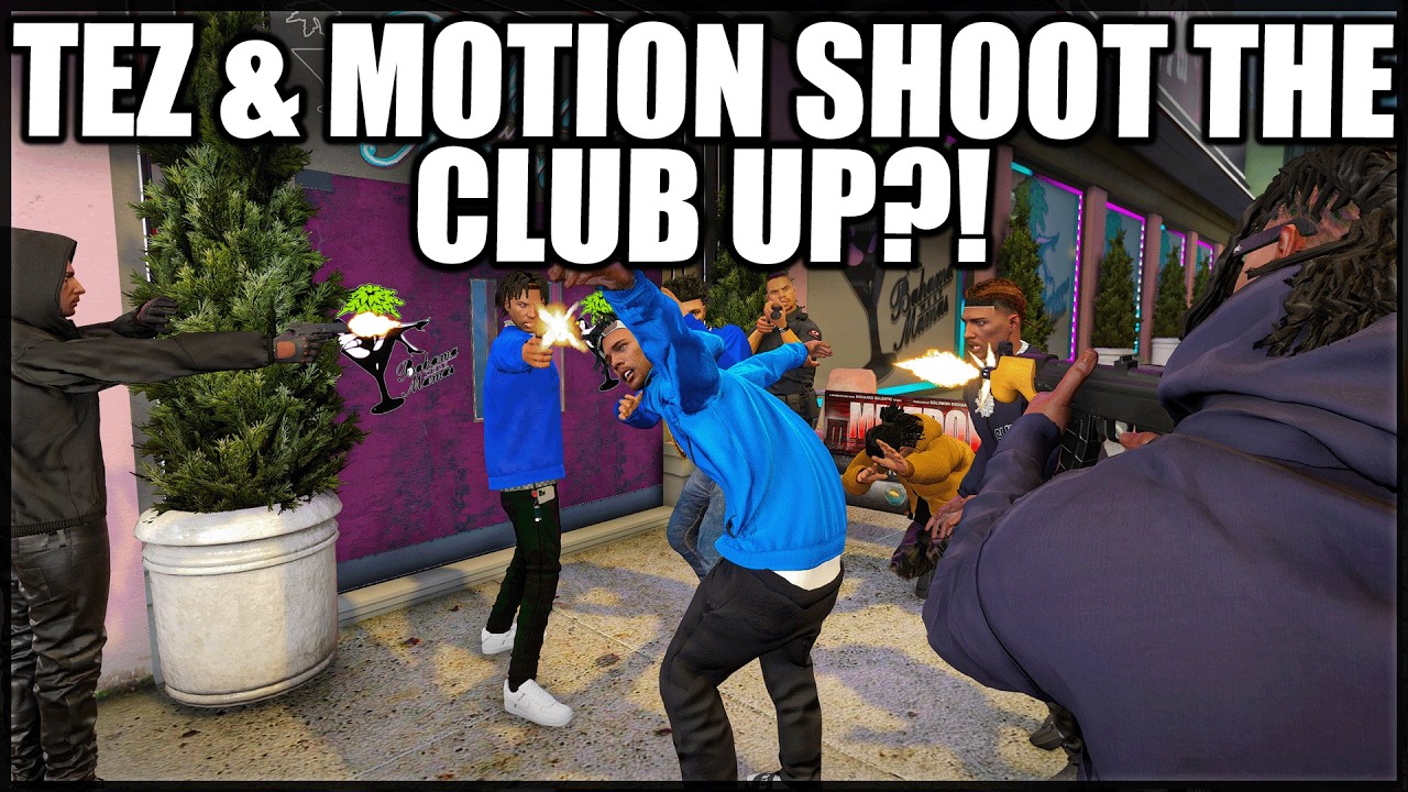 Tez & Motion Shoot The Club Up?! | GTA RP | GrizzleyWorld Whitelist