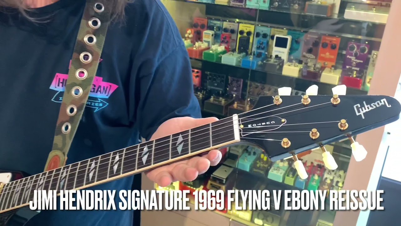 Gibson Custom Shop Jimi Hendrix 1969 Flying V Playing Demo