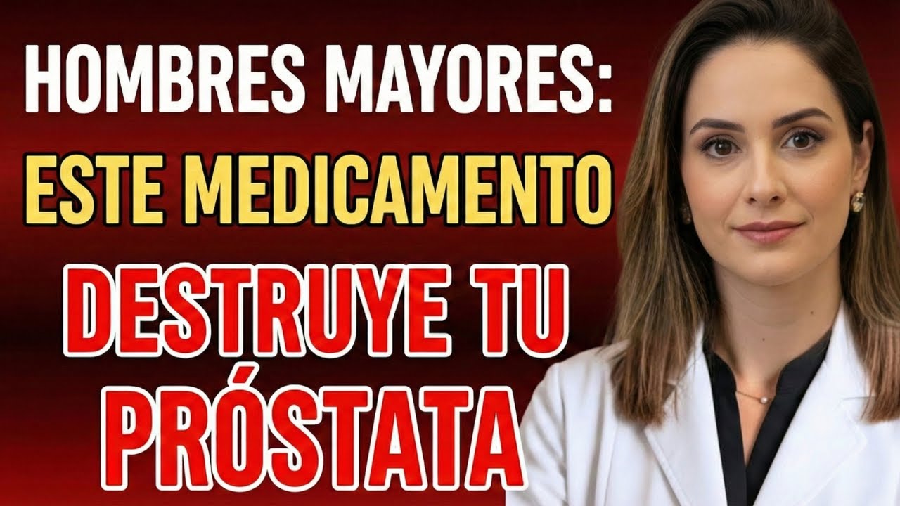 HOMBRES MAYORES: Este medicamento común está destruyendo tu próstata sin que lo sepas