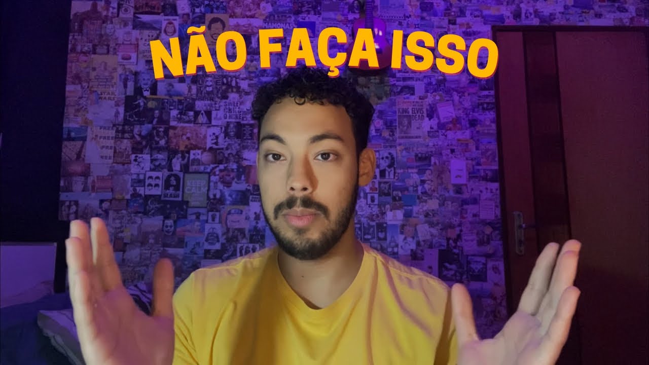 Os MAIORES erros que EU cometi na faculdade 