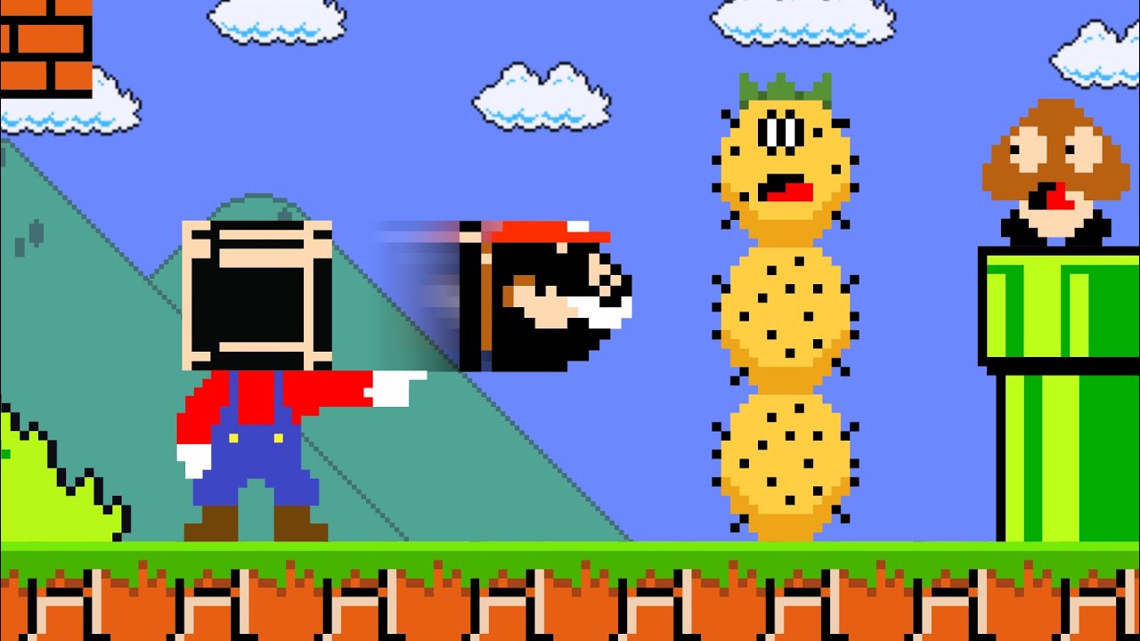 Super Mario Bros. But Mario Can Mix Everything...