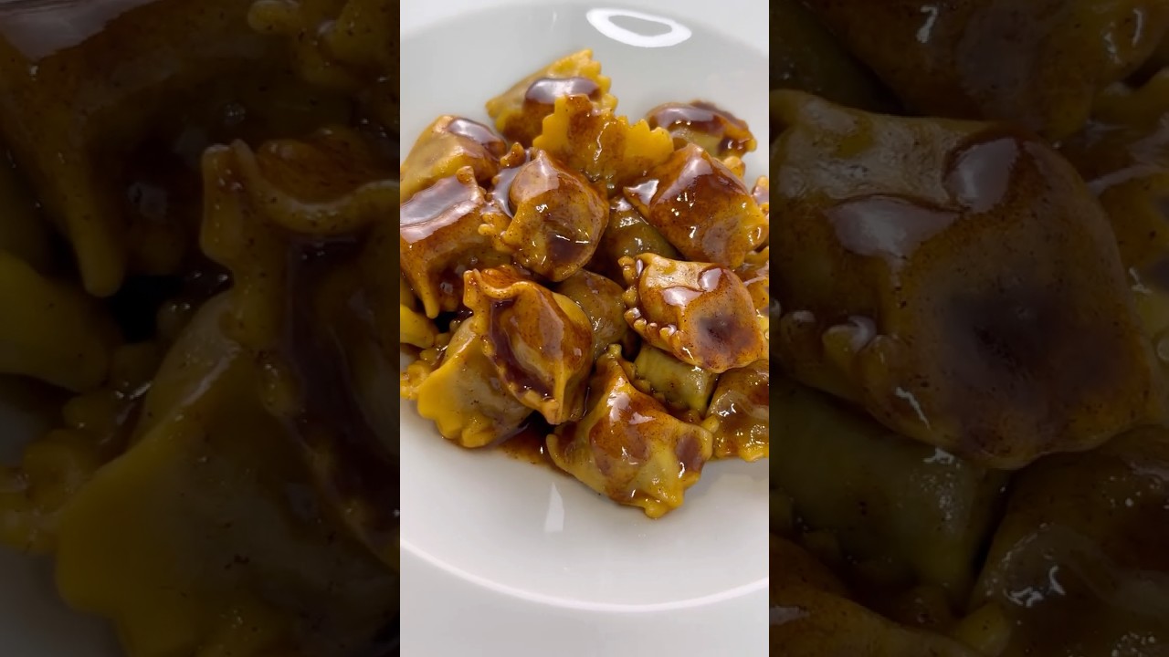 AGNOLOTTI DEL PLIN AL BRASATO #cuisineitalienne #pasta #cucinaitaliana #italianfood ​⁠#parmigiano