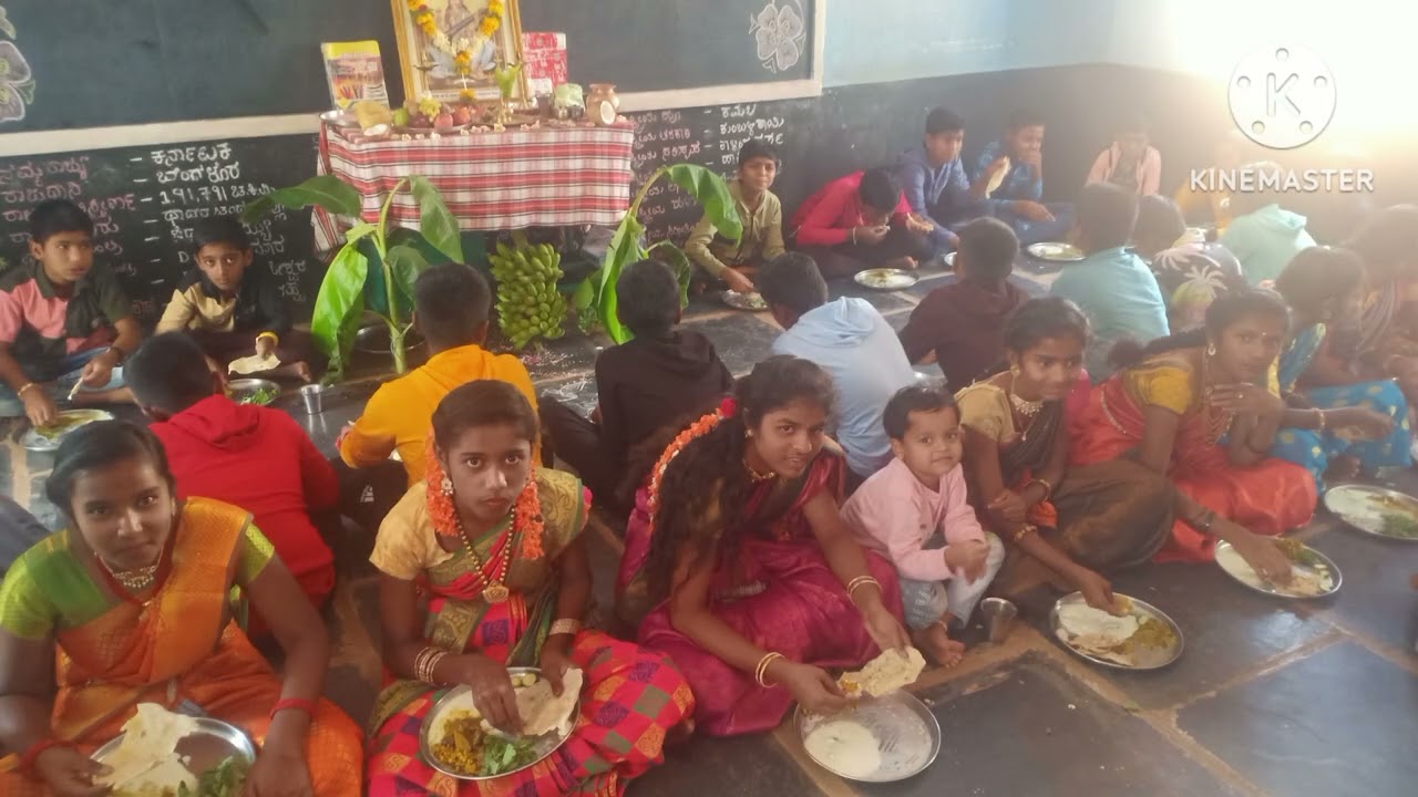 7th standard farewell function @Ghpsharogeri
