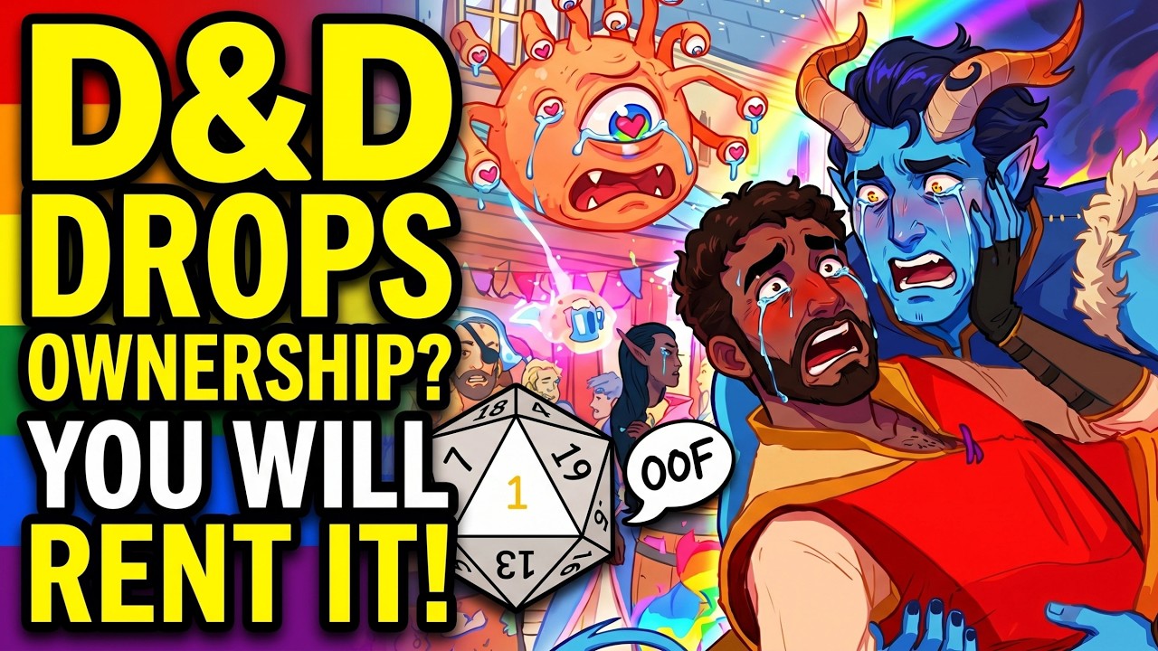 Dungeons & Dragons DROPS Ownership? You Will RENT DnD!