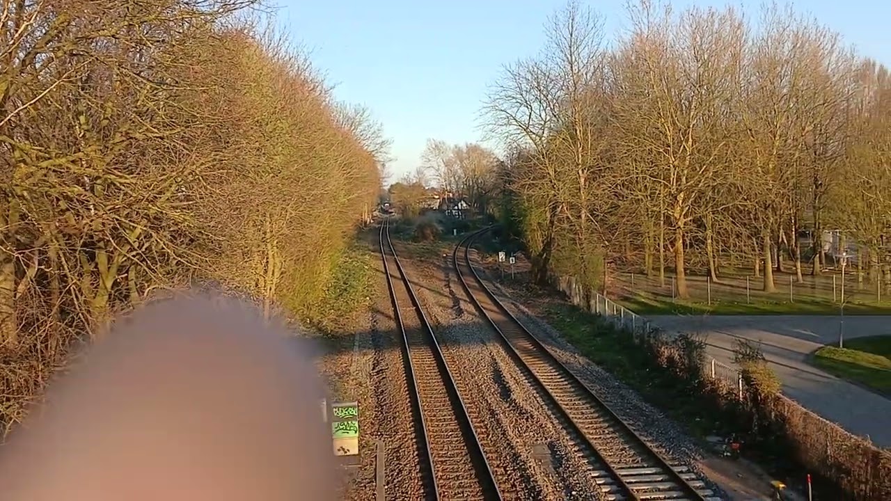 Die Forderen Zwei Züge nach Enschede Central und der letzte nach Gronau(Westfaln)