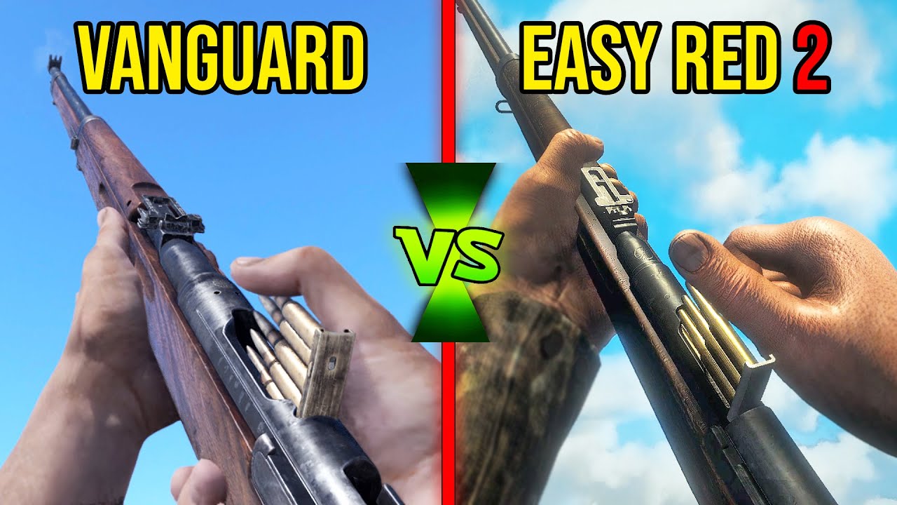 Call of Duty Vanguard vs Easy Red 2 - Weapons Comparison