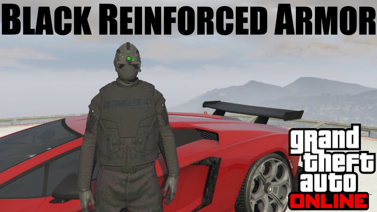 How to unlock the black reinforced armor in gta online