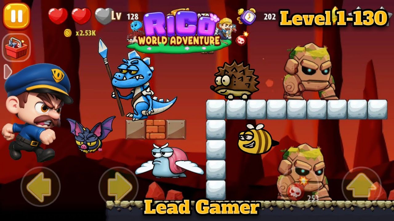 Super Rico Adventure Game | Level 1-130 | #games #gaming #leadgamer