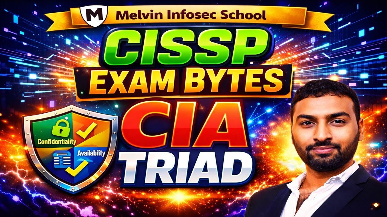 CISSP Exam Bytes: CIA Triad Made Easy | Confidentiality, Integrity & Availability