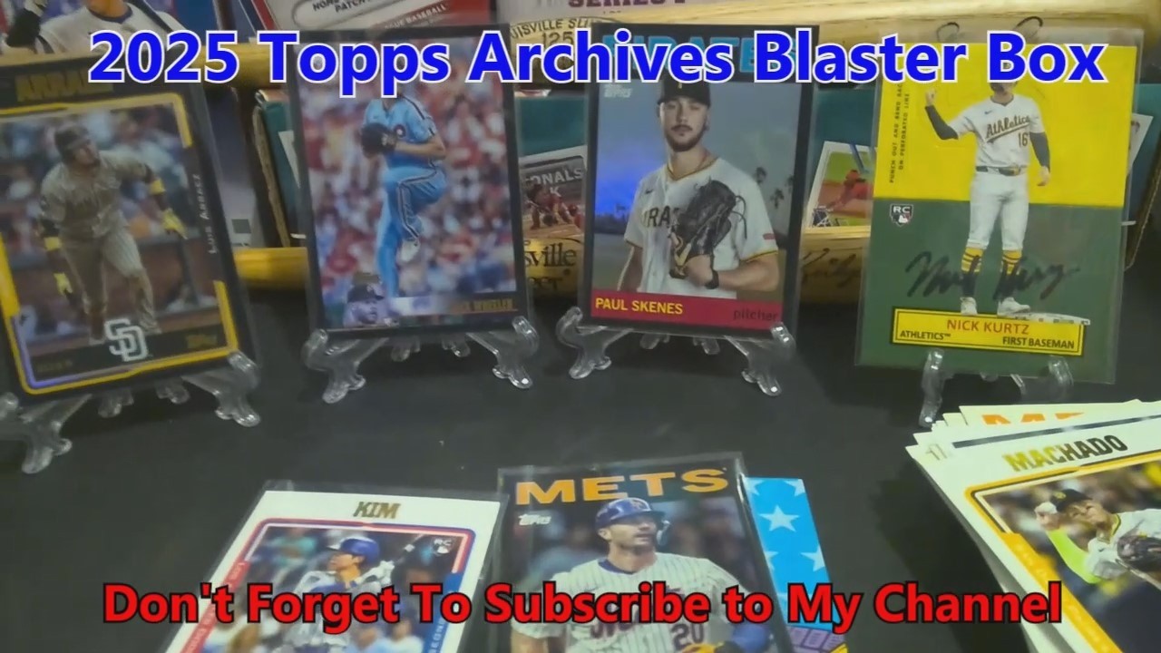 Opening a 2025 Topps Archives Baseball Blaster Box. Box full of Great Inserts. Sport cards