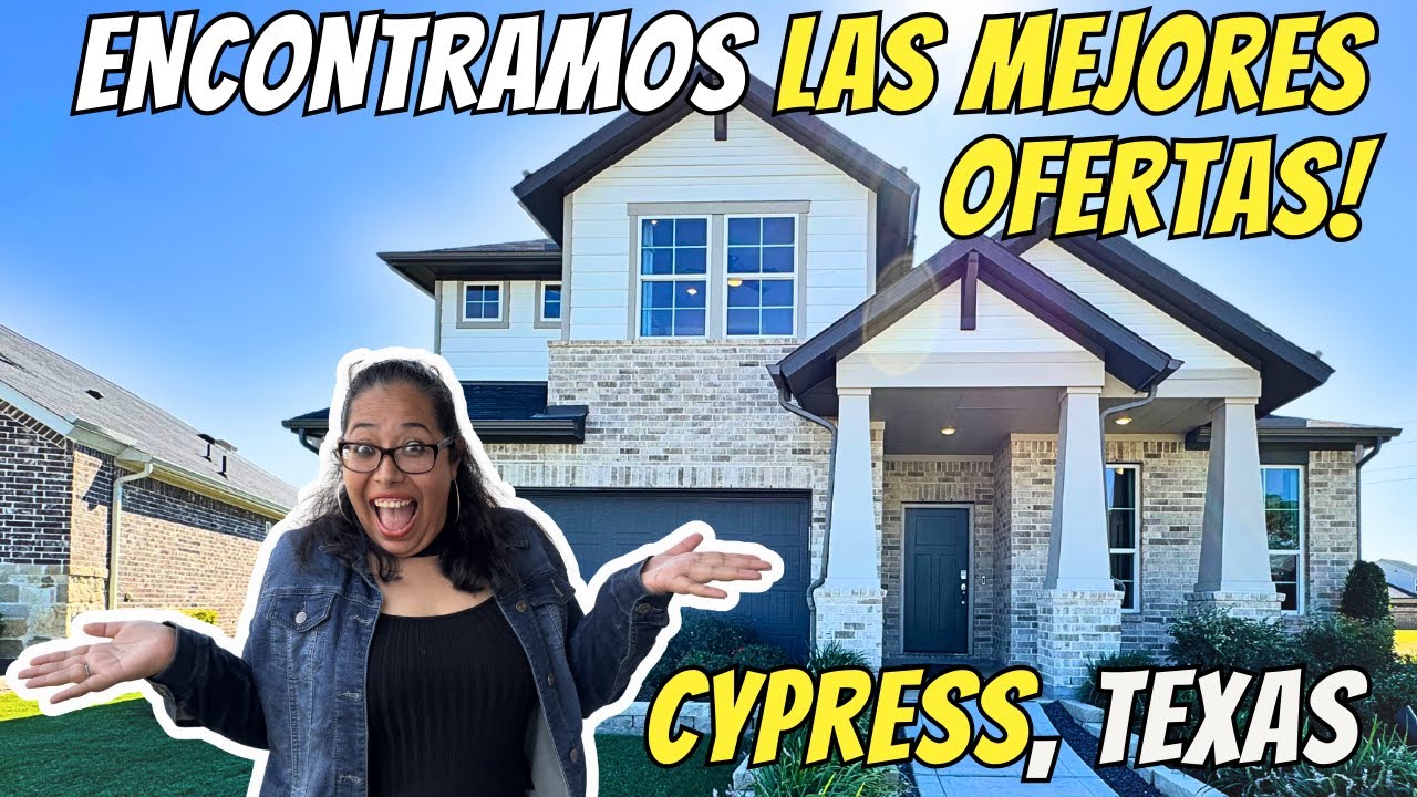 Cypress TX: Casas NUEVAS Amplias y ASEQUIBLES TOP Suburbio en HOUSTON TEXAS