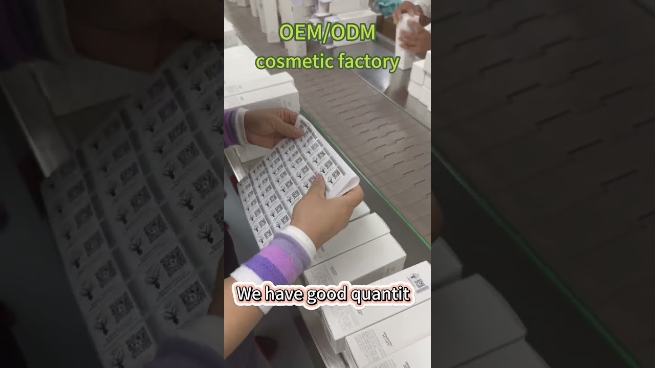 Facial cleanser labeling.#cosmetics #simierfactory #cleansinglotion #product#label #shorts #fyp#oem