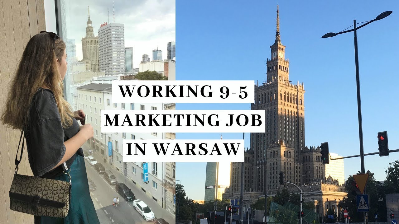 Working 9-5 marketing job in Warsaw 🇵🇱 | work week in my life in Poland