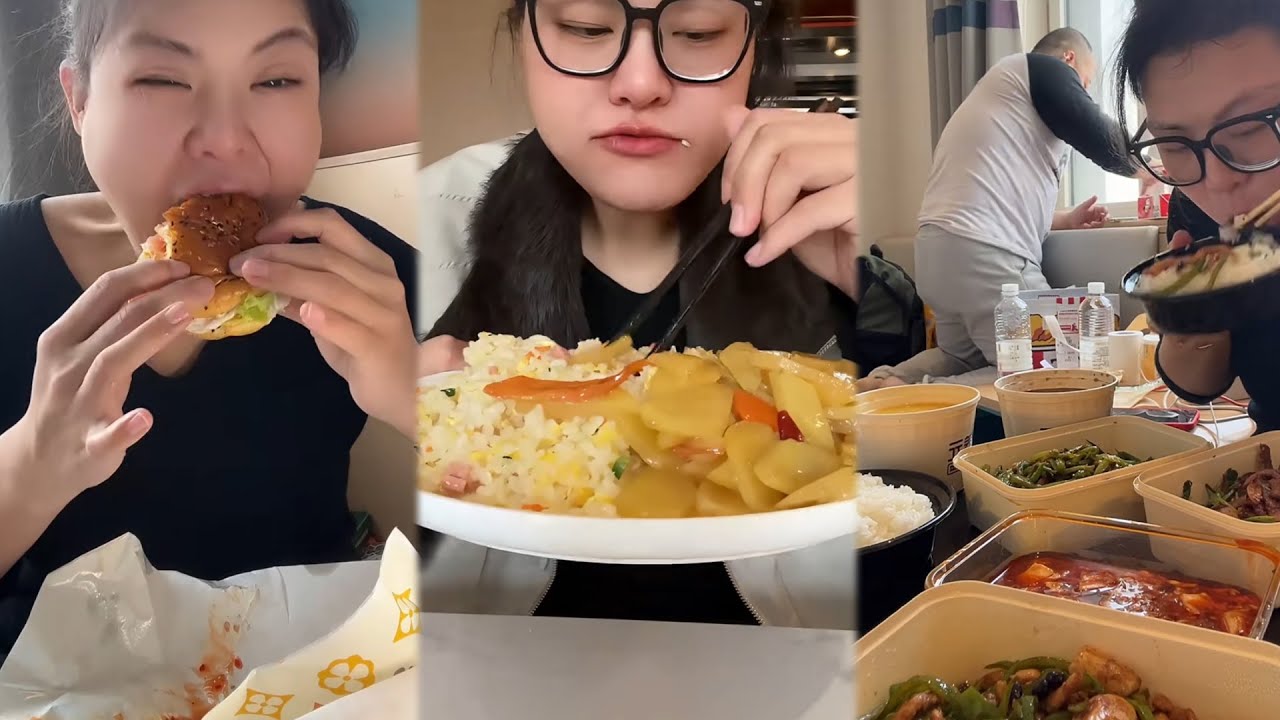 EATING SO MUCH WITH HOT FOOD CHALLENGE, ASMR & MUKBANG WITH SOUND #ah11asmr #food #asmr #mukbang