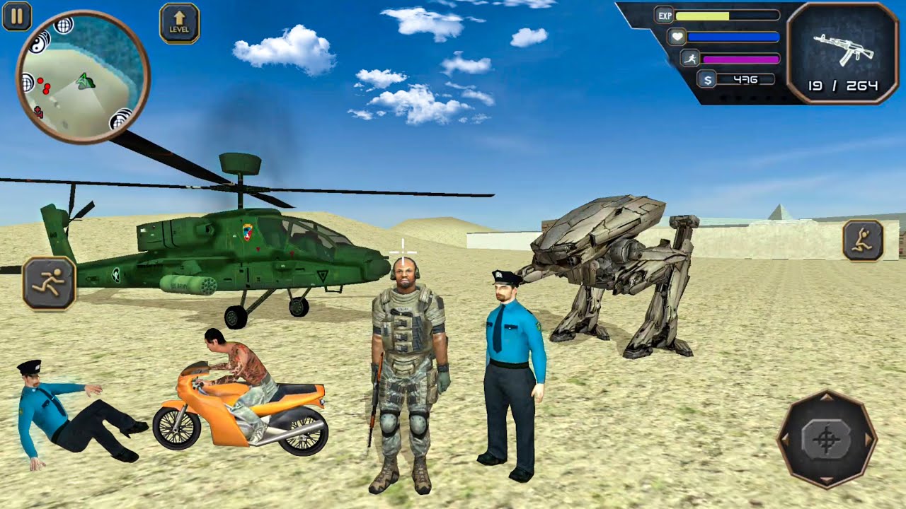 Retired Army Officer Simulator - Fun at Miami Base - Android Gameplay