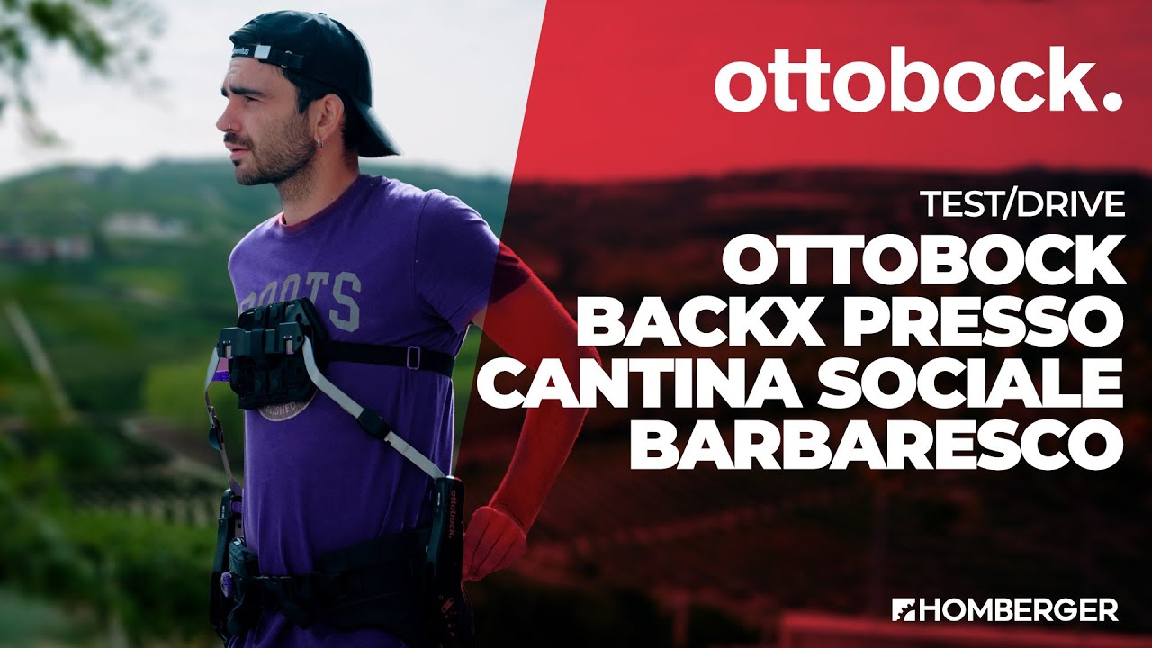 Esoscheletro Ottobock BackX presso Cantina Sociale Barbaresco by Homberger Spa