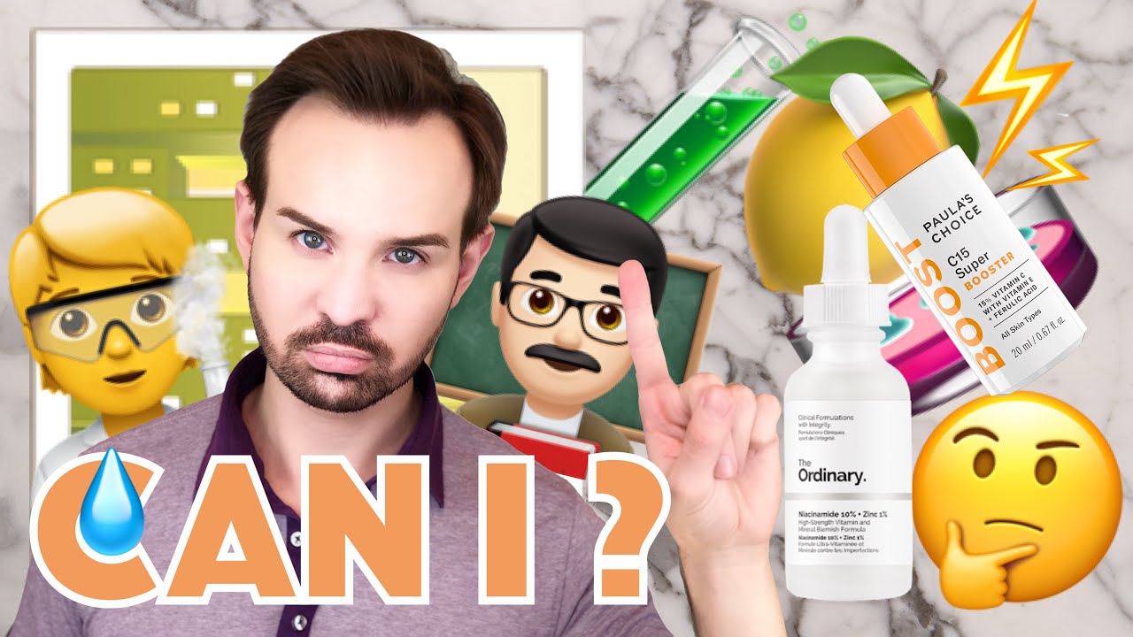 CAN YOU MIX NIACINAMIDE WITH VITAMIN C?