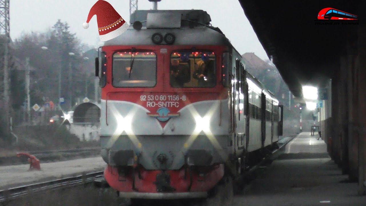 Locomotiva 060-DA 1156-8 ''Delfin'' cu Decoratiuni de Craciun in Gara Oradea - 22 Decembrie 2025 🎄🚂🎅