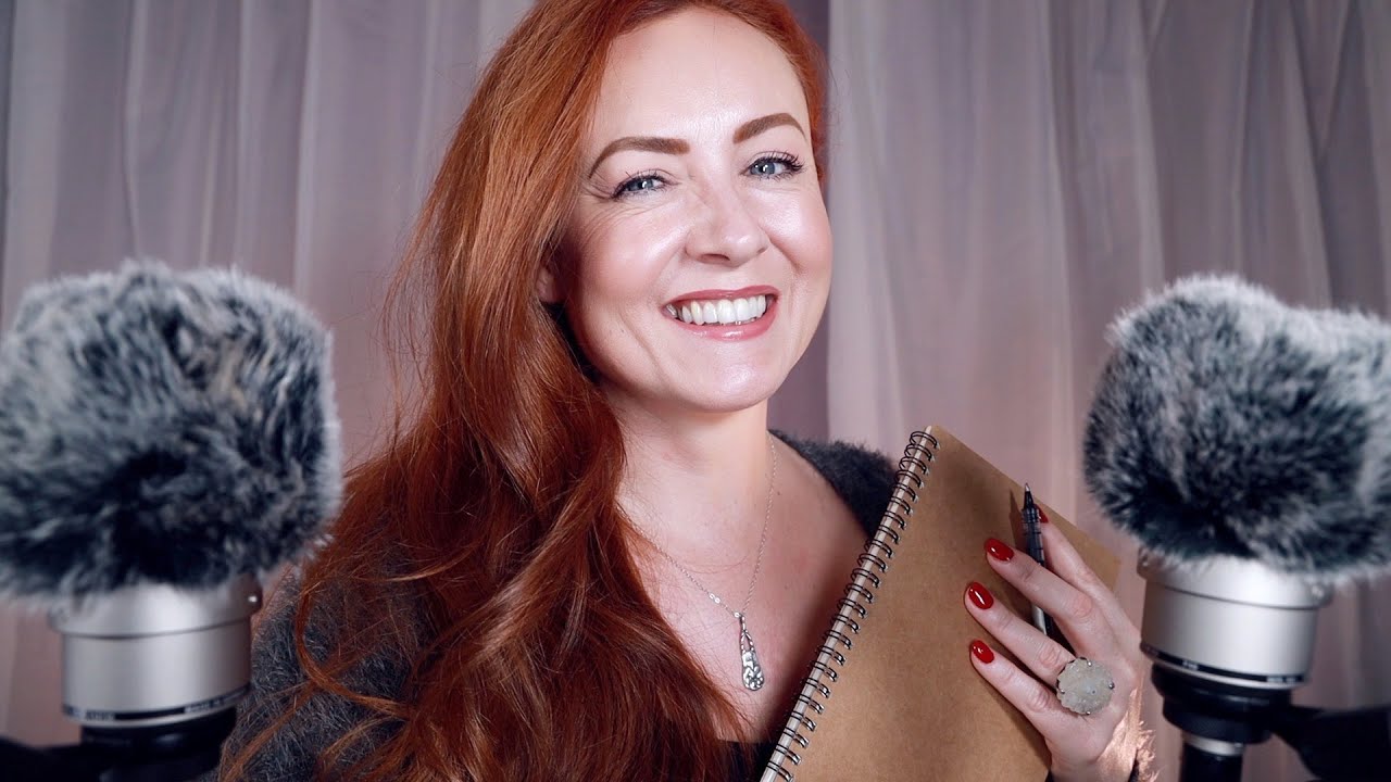 Ear to Ear Pottering Actions 🌟 ASMR 🌟 Breathy Unintelligible Whispers 🌟 Sorting, Pages, Clicks