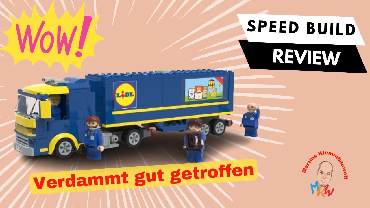 Wow, Verdammt gut getroffen. Playtive Lidl Lkw Speed Build Review +Fa zit #lkw #playtive #speedbuild