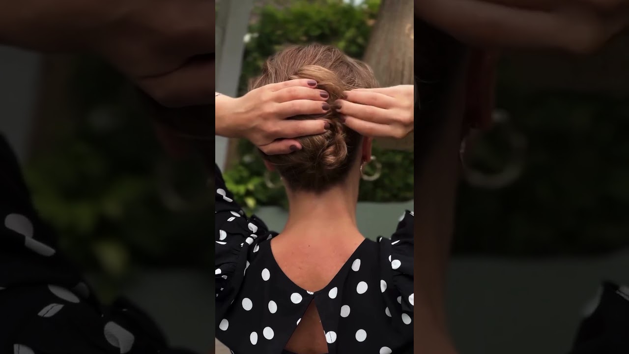French Roll With Heatless Hair-Tool ✨