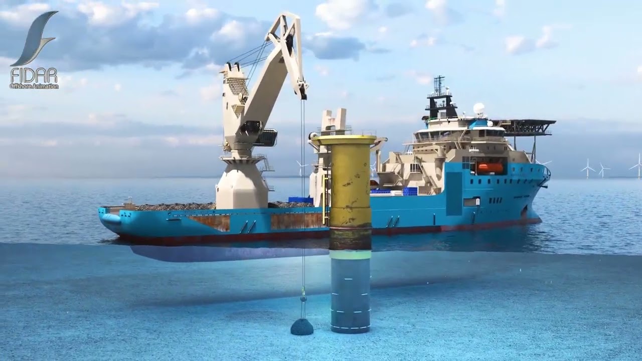 Offshore Rock Bags Animation