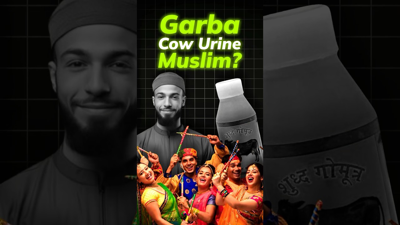 Garba Entry after Sipping Cow Urine | Non-Muslim Action #garba #navratri
