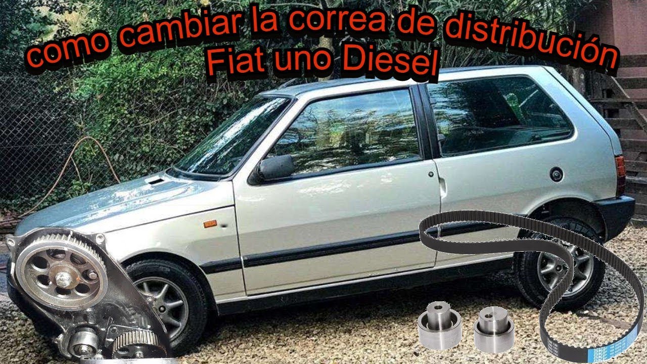 [PASO A PASO]como cambiar correa de distribución de Fiat uno Diesel 1.7