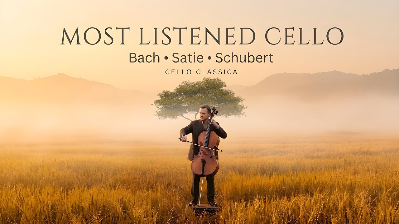 Most Listened CELLO Classical Music That Relax the Soul and Heart (NO ADS) | Bach, Satie, Schubert