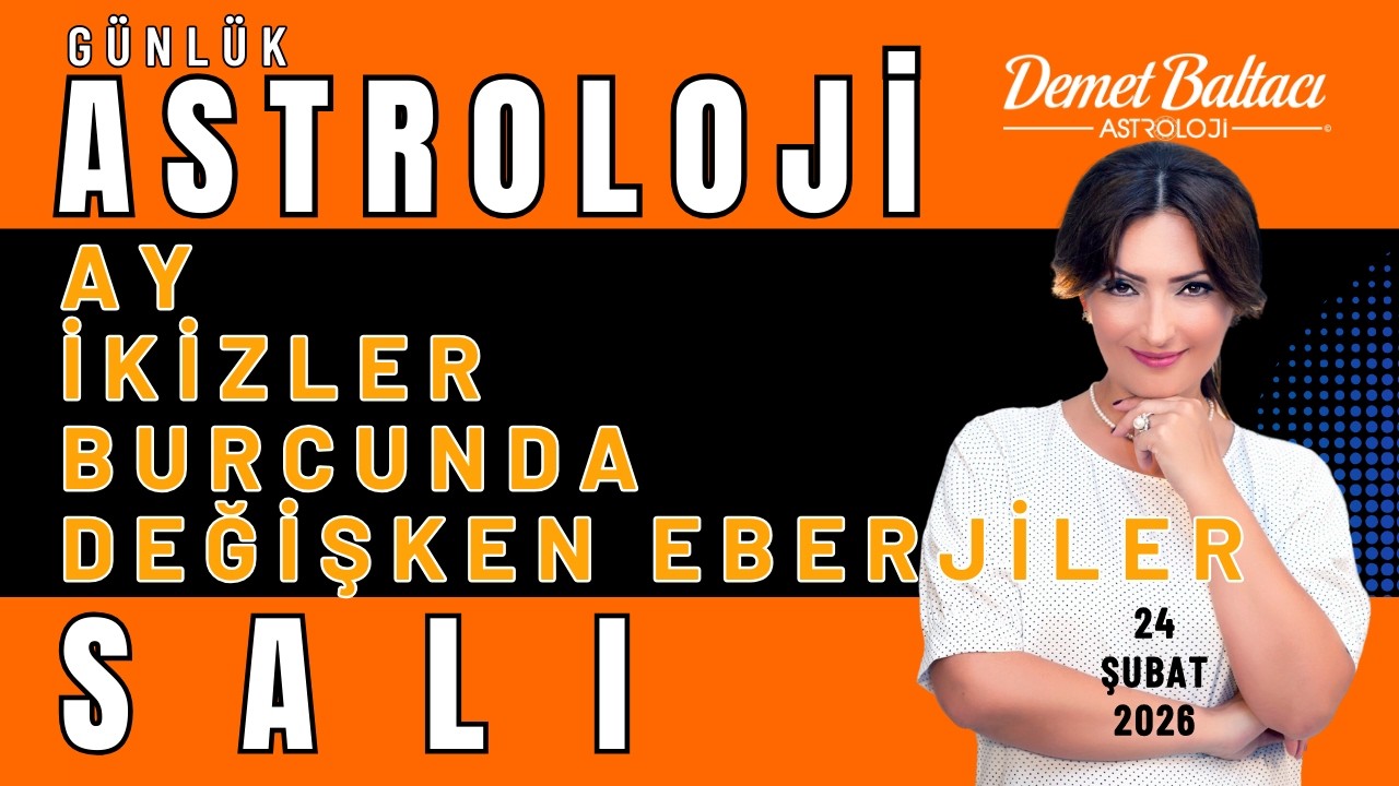 24 Şubat Salı Burçlar 👉 Ay ikizler burcunda. Değişken ruh haline dikkat edelim.  ⭐ #astroloji