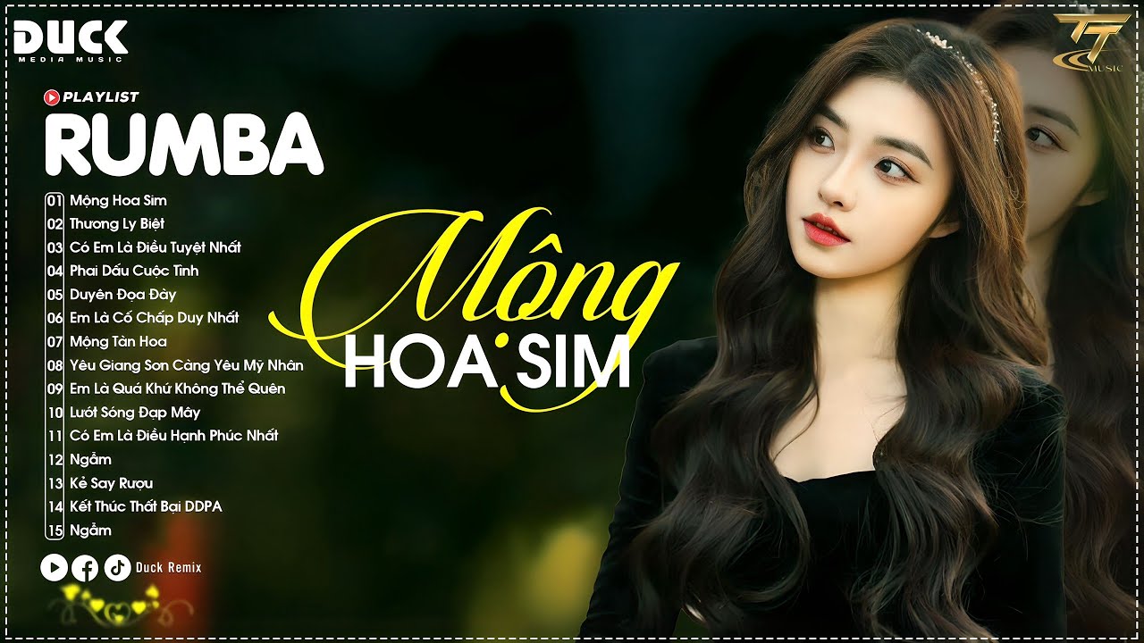 MỘNG HOA SIM - THƯƠNG LY BIỆT | SIÊU PHẨM RUMBA HAY NHẤT 2024 | NGÂN NGÂN COVER CỰC HÓT