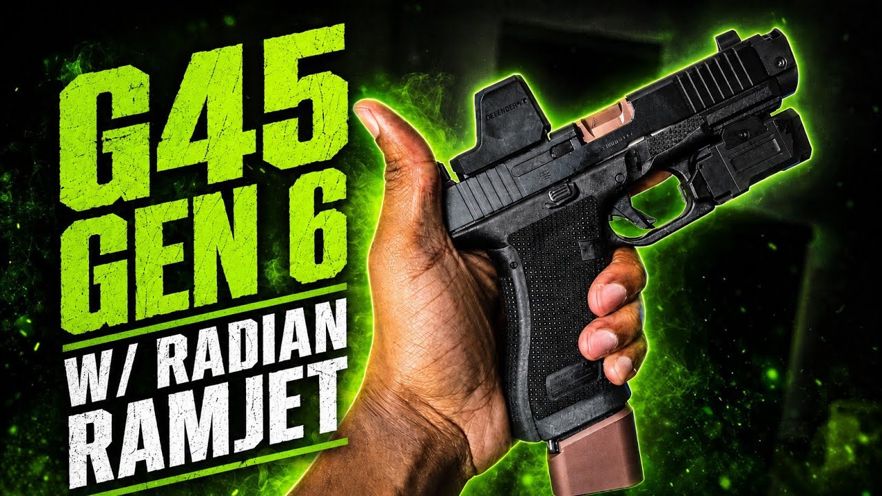 Обзор Glock 45 Gen 6 + Radian Afterburner/Ramjet!