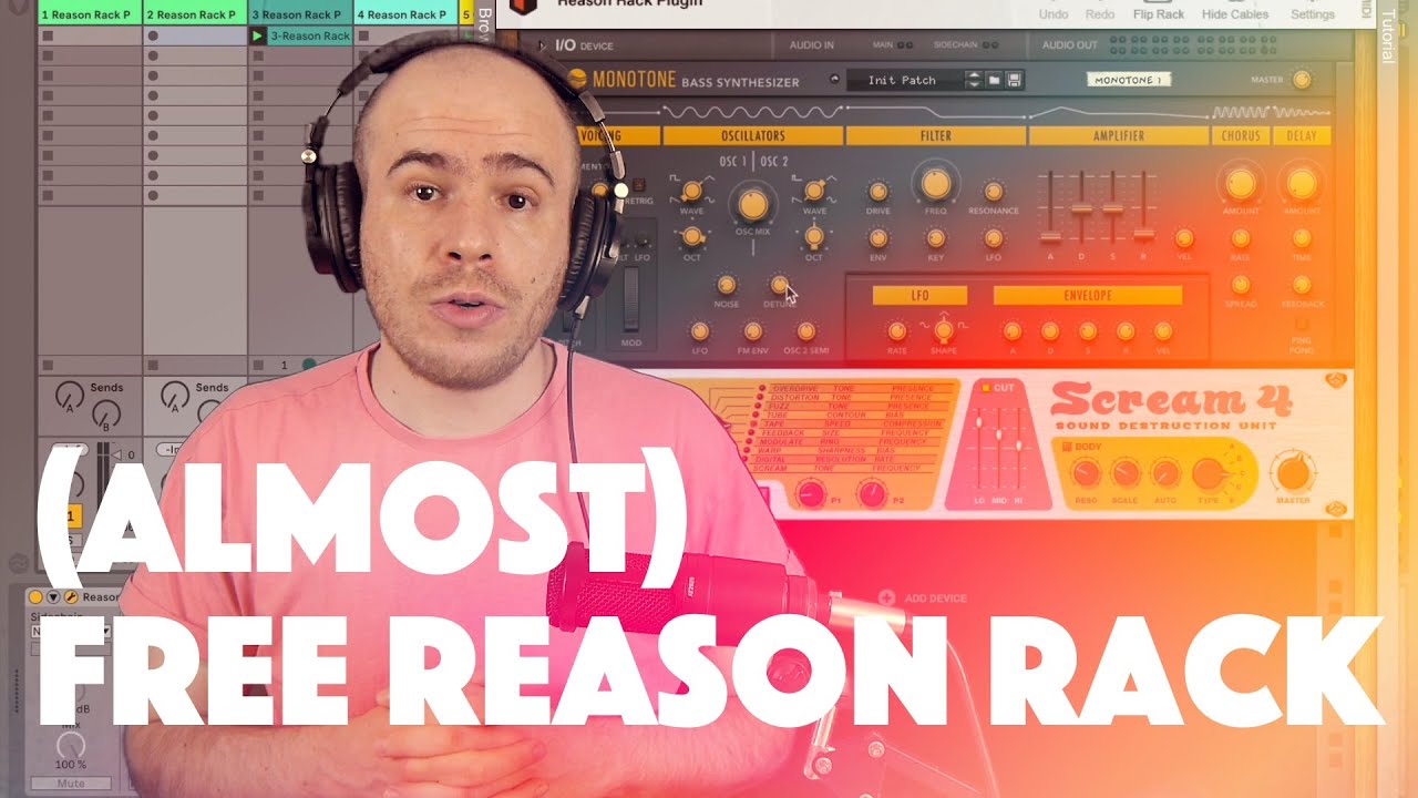 Free Reason Lite Rack Plugin Overview, Sound Demo & Making a Beat (In Ableton)