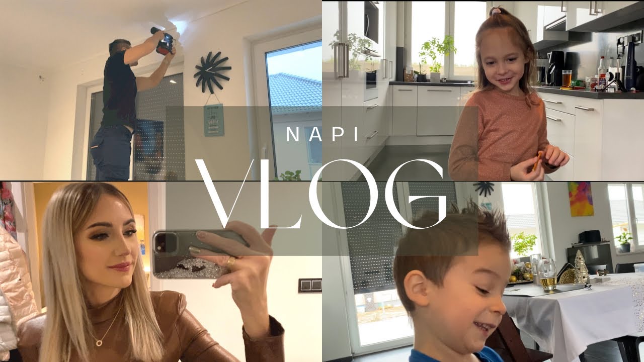 Karnis, függöny, sonkás, almás BULIKA | #napivlog | Glamify.hu
