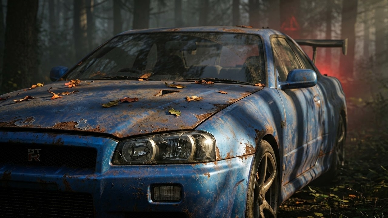 Abandoned R34 Skyline GT-R Full Rebuild | LHD Conversion & Custom Paint