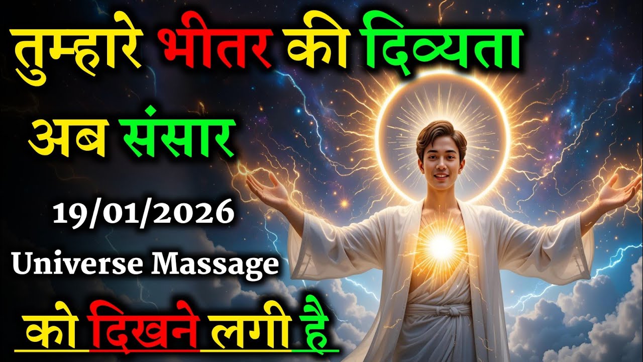 19/01/2026 | तुम्हारे भीतर की दिव्यता प्रकट हुई | अब संसार इसे देखेगा ✨🔥
