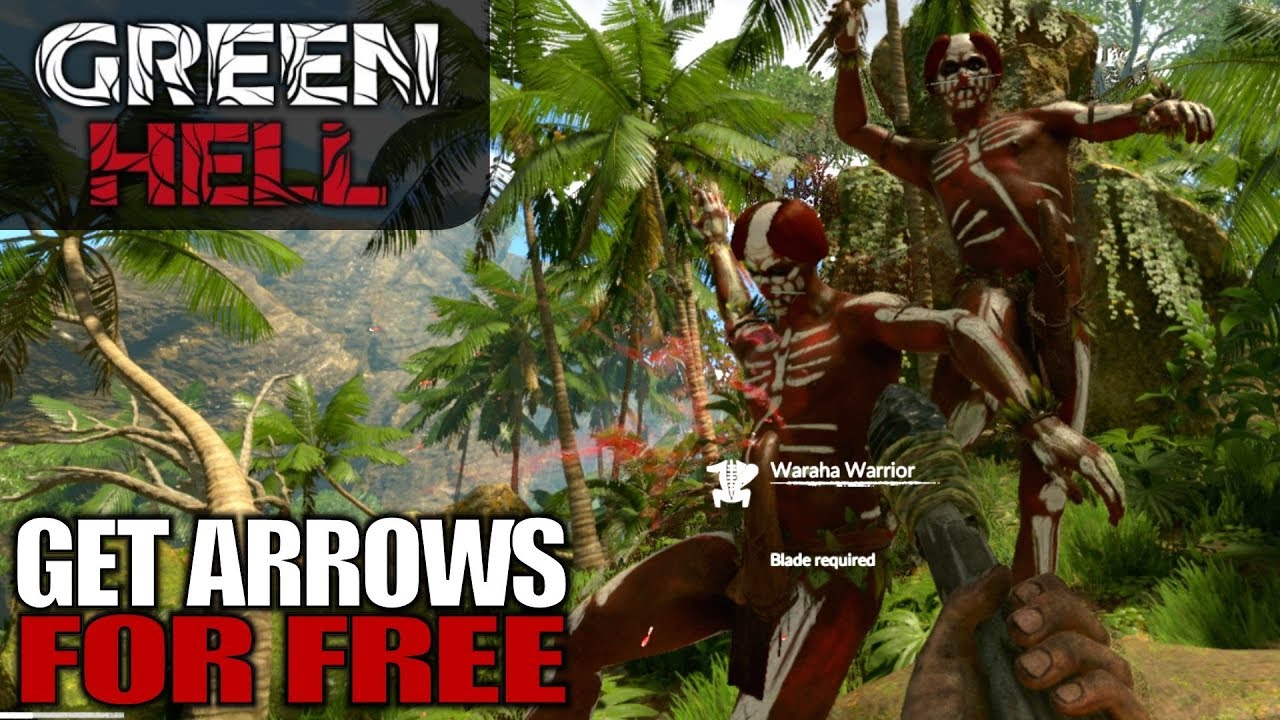GET ARROWS FOR FREE | Green Hell | Let's Play Gameplay | S01E32