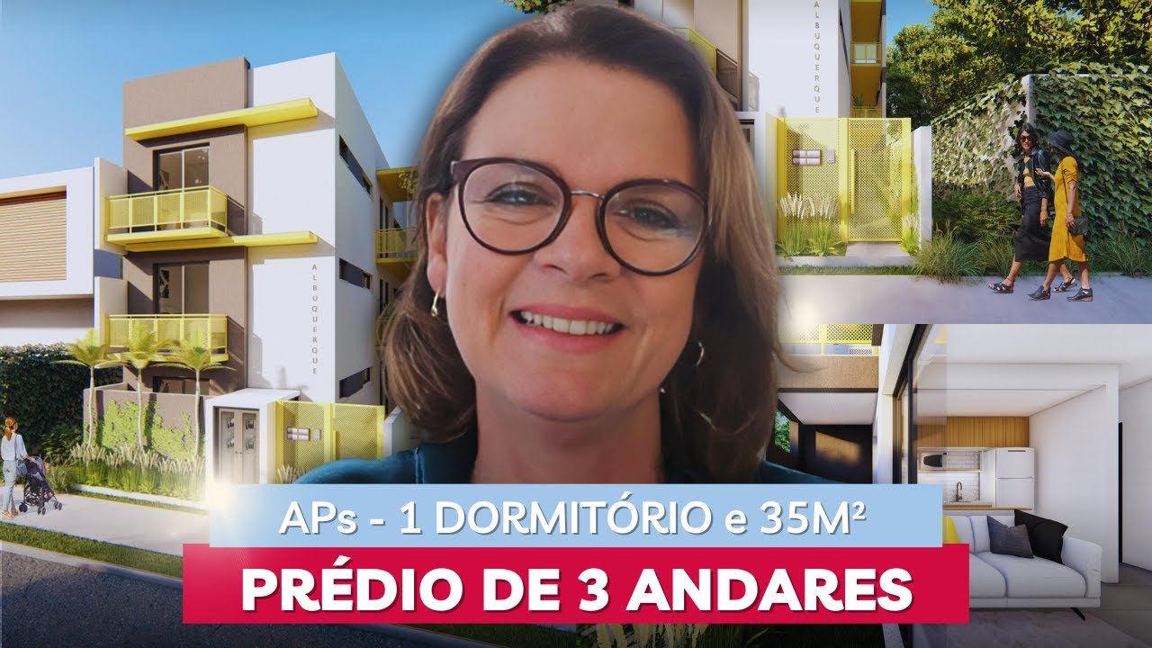 Apartamentos de 35m² e 1 quarto | Prédio de 3 andares e 6 apartamentos | Bonus: O que é uma kitnet?