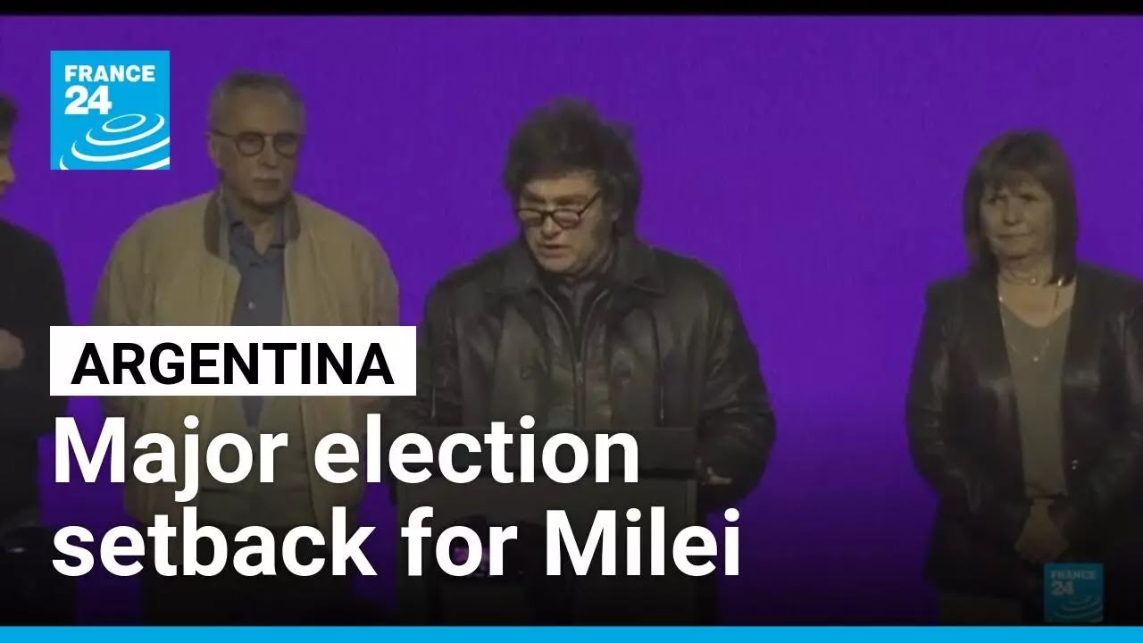 Argentina's Milei suffers major setback as opposition party wins provincial vote • FRANCE 24