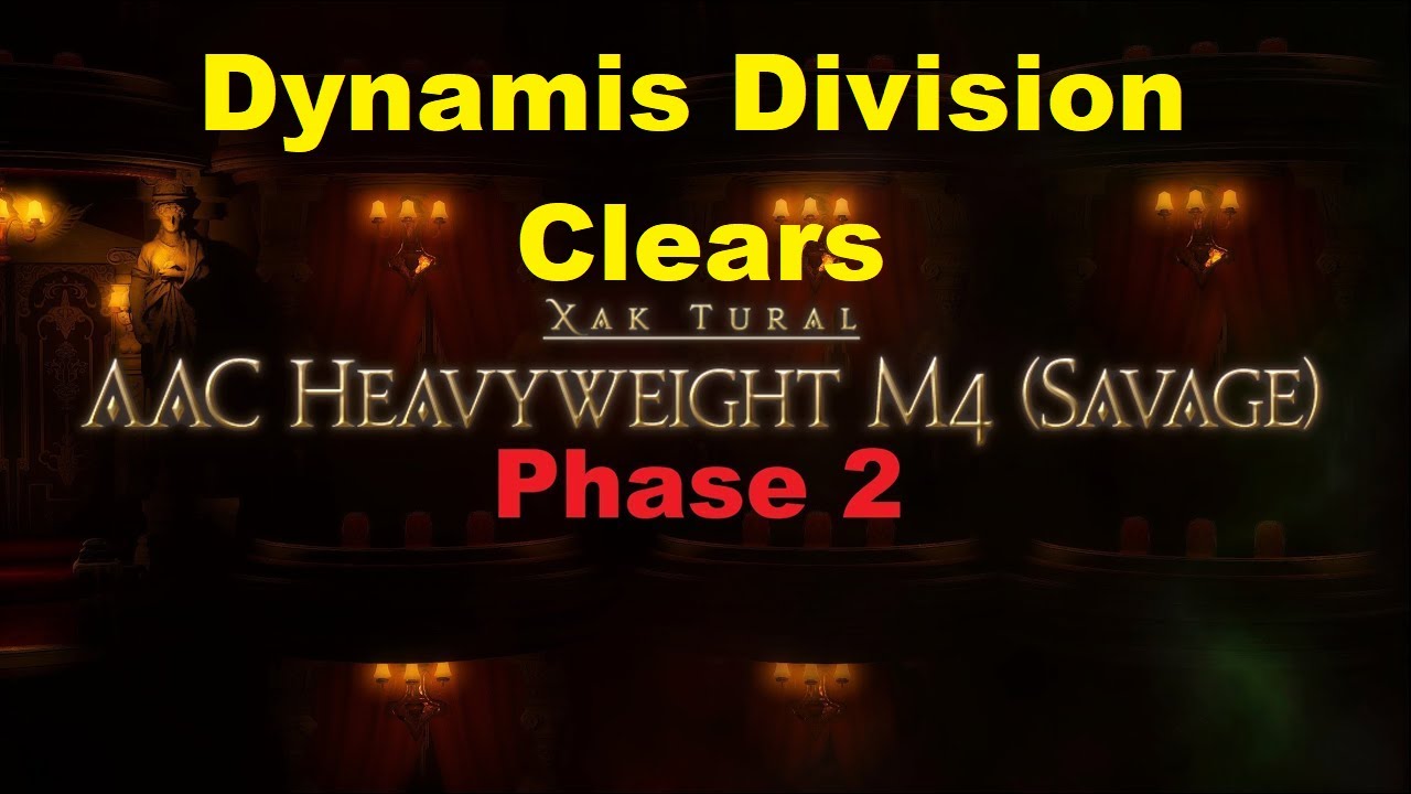 FFXIV | ACC Heavyweight M4 Savage (M12S Phase 2) Clear DRK OT PoV | Dynamis Division