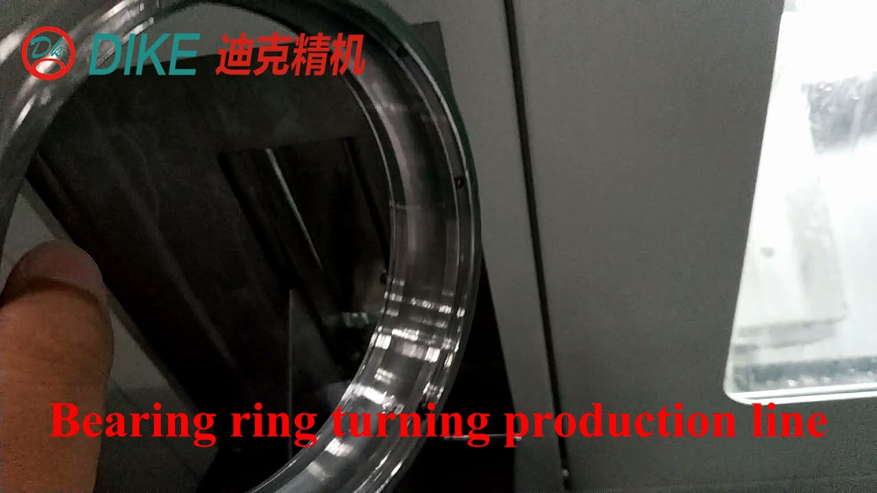 Bearing ring turning production line