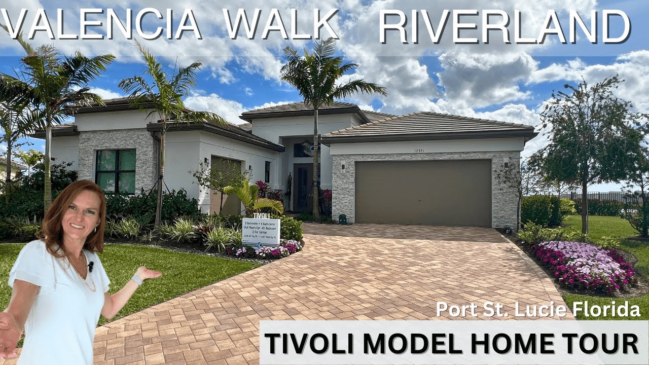TIVOLI MODEL HOME - LARGEST HOME AT VALENCIA WALK RIVERLAND | Port St Lucie Florida