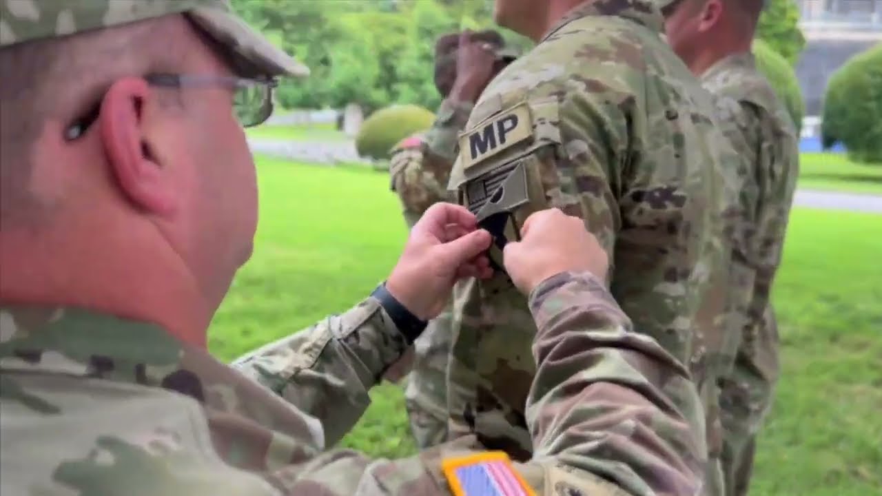 88th and 901st MP Detachments Patching Ceremony 2022