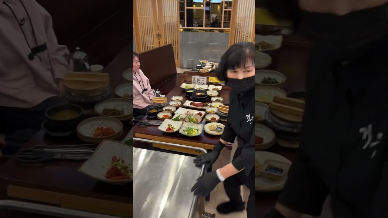 Korea Is In The Future #shorts  #korea #food #restaurant #table #fyp